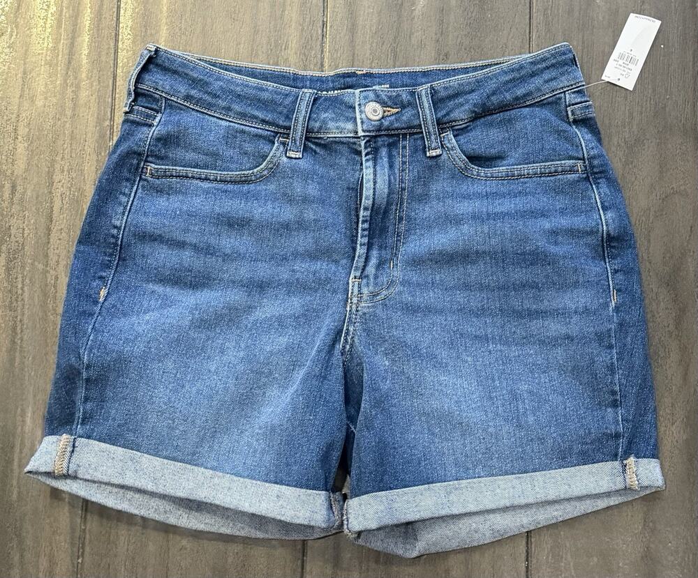 Old Navy Women Shorts 6 Blue Denim WOW High-Rise NWT